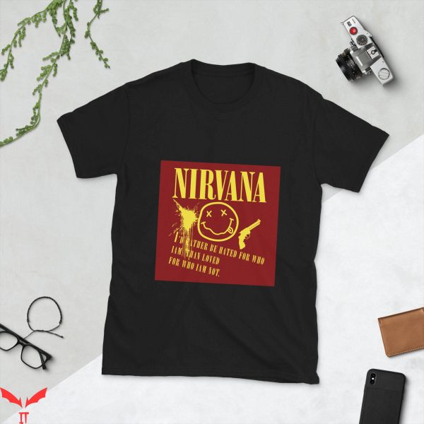 Nirvana In Utero T-Shirt Vintage Album Trendy Tee Shirt