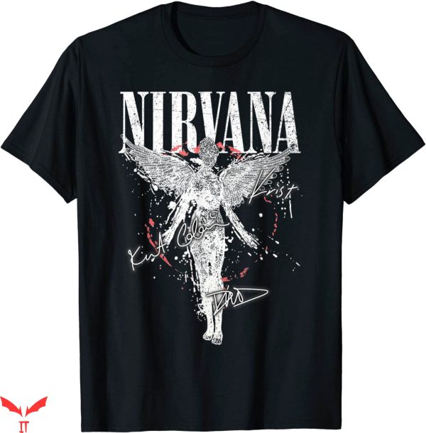 Nirvana In Utero T-Shirt Vintage Angel Nirvanas Art Music