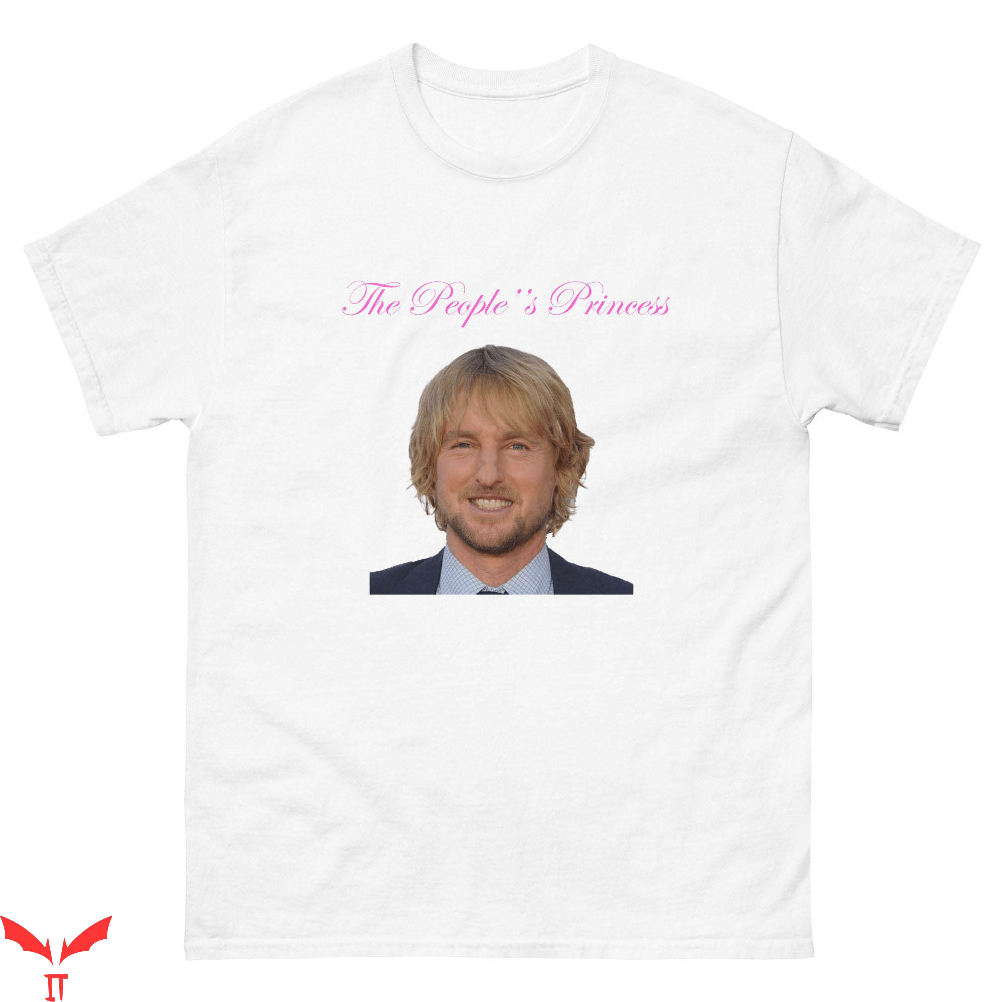 Nirvana Owen Wilson T-Shirt Princess Princess Diana Tee