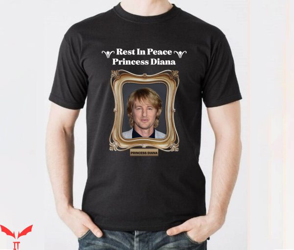 Nirvana Owen Wilson T-Shirt Rest In Peace Princess Diana