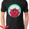 Nyango Star T-Shirt Cute Drum Player Graphic Cool Tee