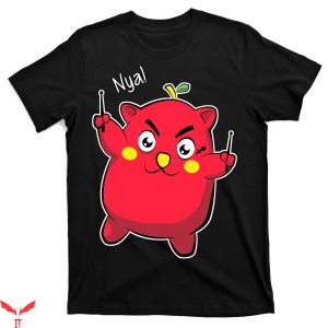 Nyango Star T-Shirt Nya Cute Drum Player Graphic Trendy