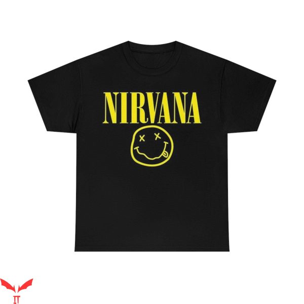 One Direction Nirvana T-Shirt Nirvana Smiley Kurt Cobain
