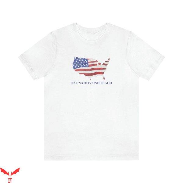One Nation Under God T-Shirt USA Lover Religious Tee