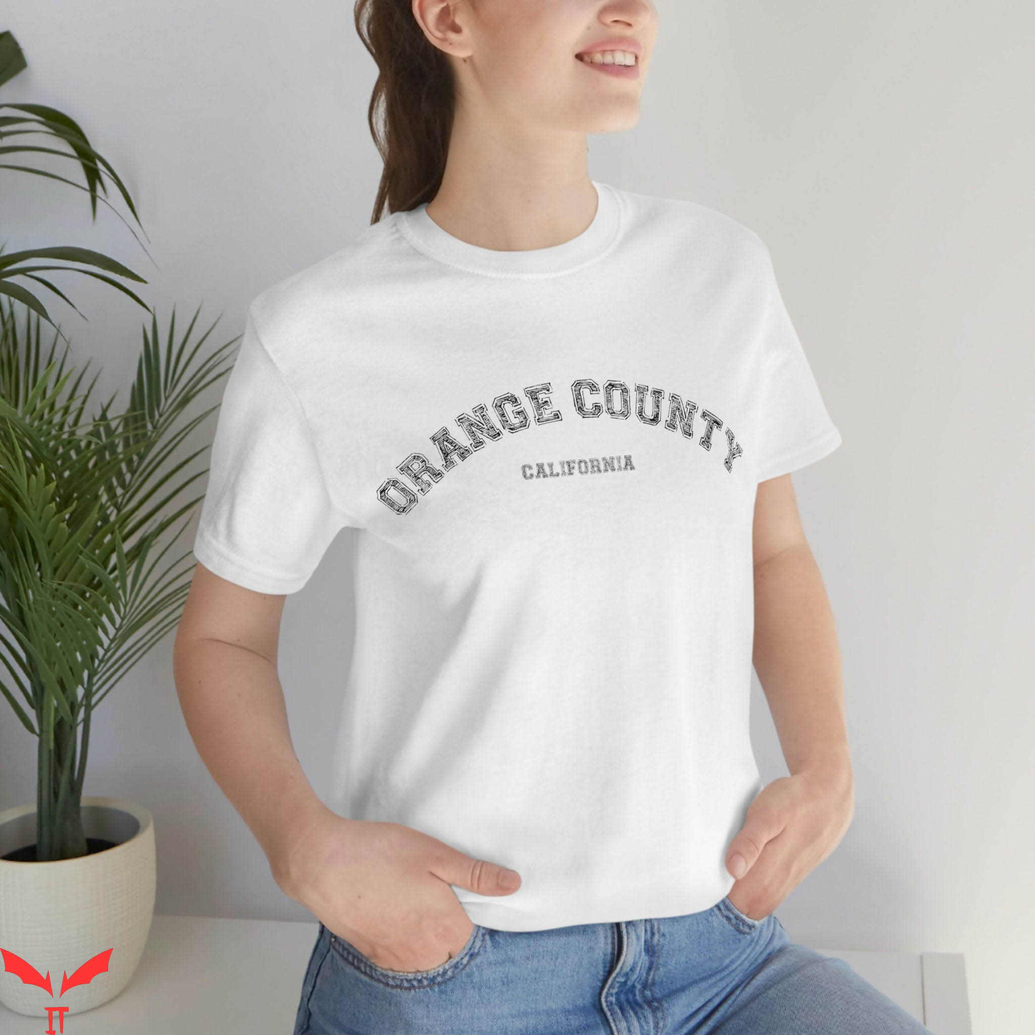 Orange County T-Shirt Classic Vintage Carlifornia Retro Tee