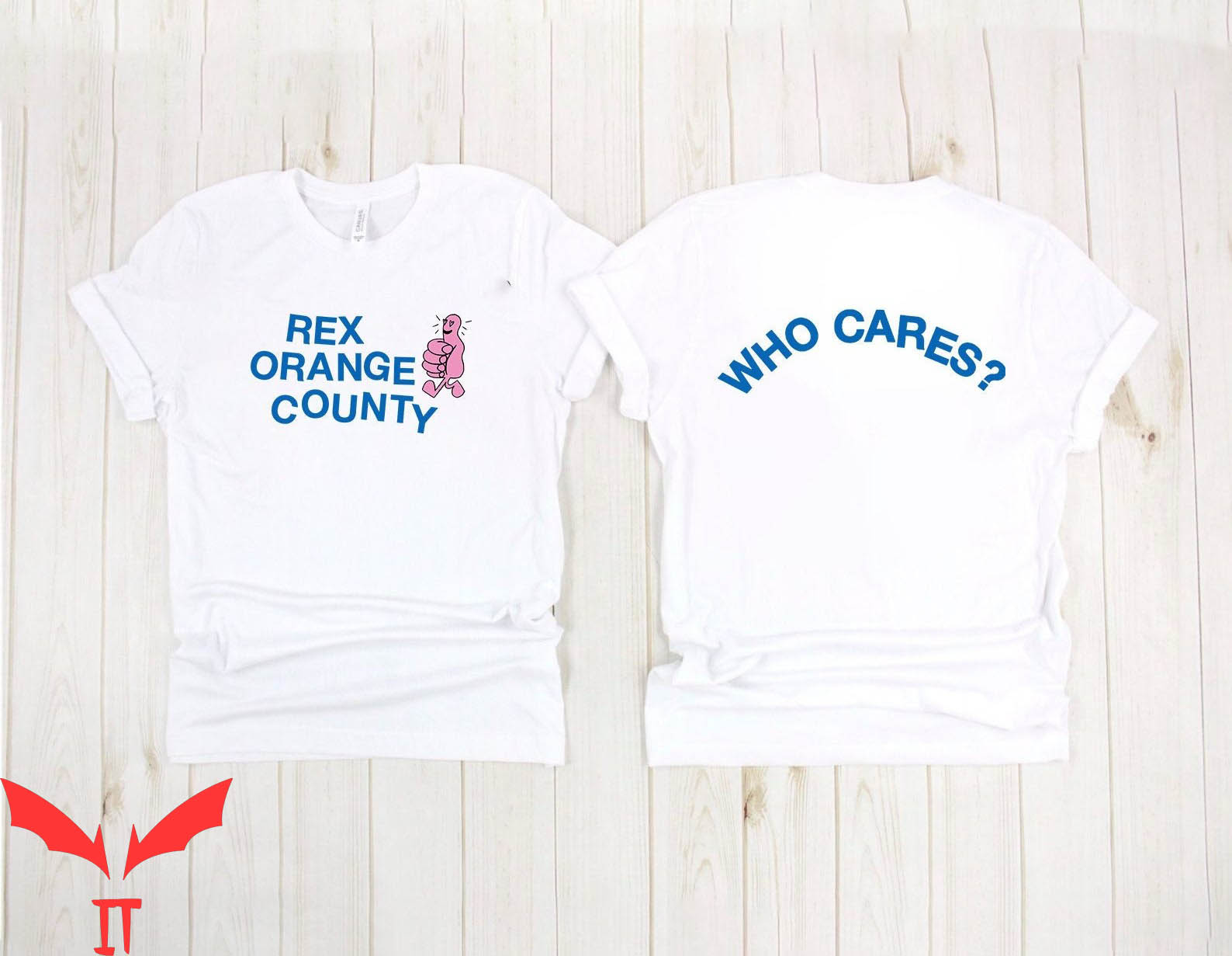 Orange County T-Shirt Rex Orange County Who Cares Tour Tee