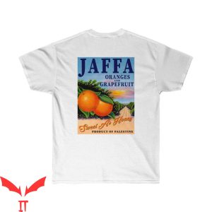Orange Vintage T Shirt Palestine Jaffa Orange Trendy Meme 2