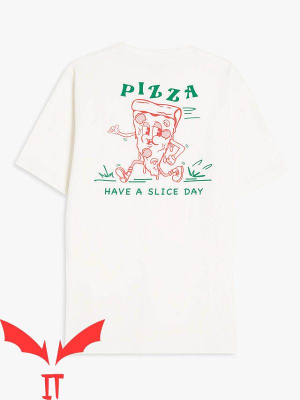 Pizza John T-Shirt Pizza Have A Slice Day Running Graphic