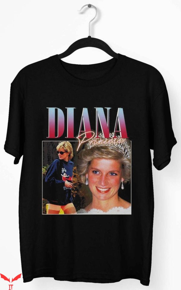 Princess Diana T-Shirt Cool Design Trendy Graphic Tee Shirt