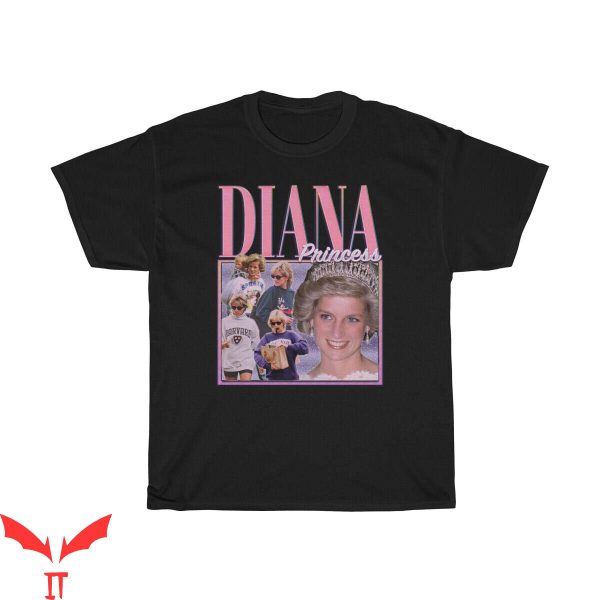 Princess Diana T-Shirt Retro Fan Public Figure Tee Shirt
