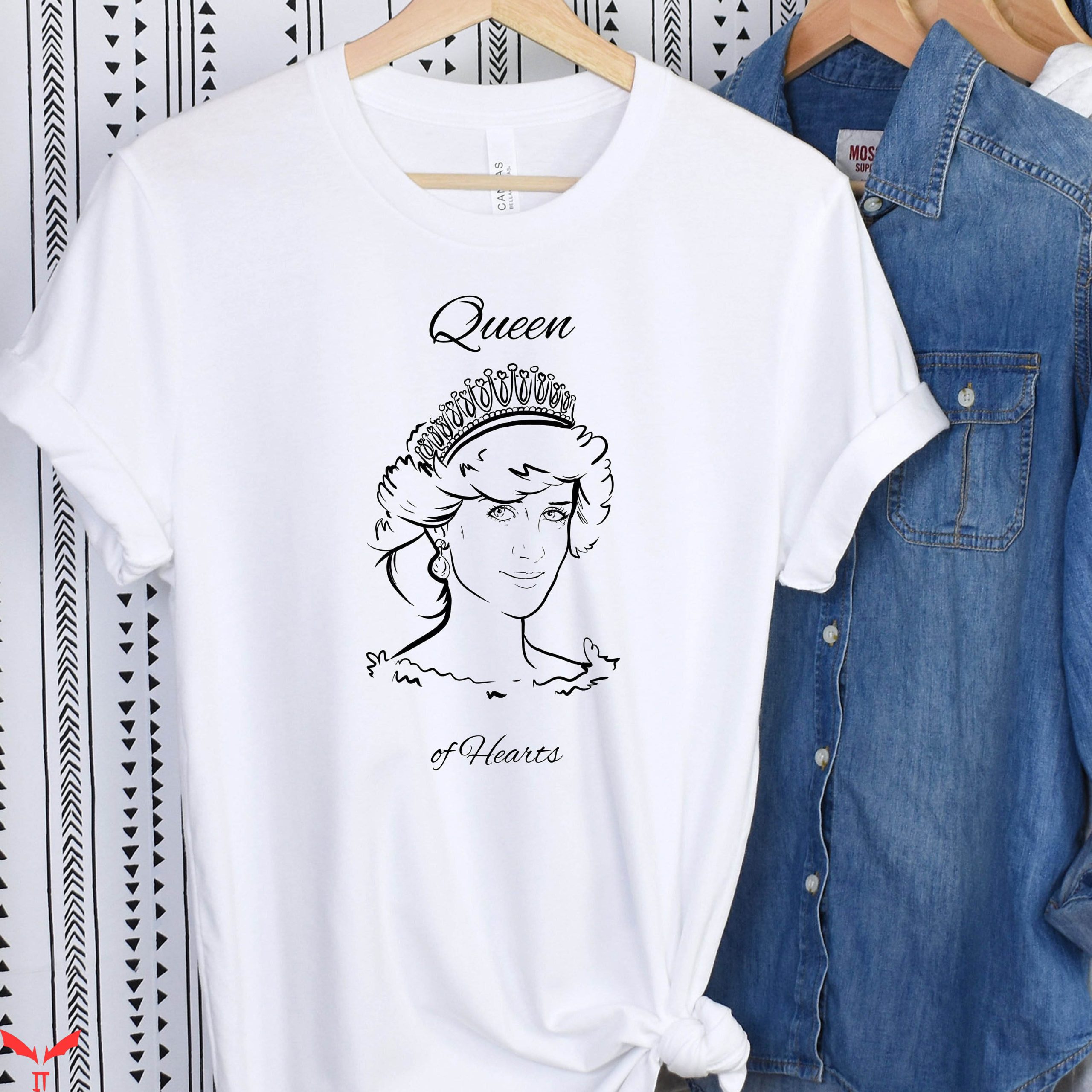 Princess Diana T-Shirt The People's Princess Queen Of Hearts