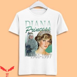 Princess Diana T-Shirt Wales 1961-1997 Meme Retro Tee