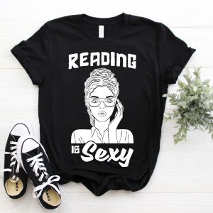 Reading Is Sexy T-Shirt Teachers Book Lover Graphic Tee