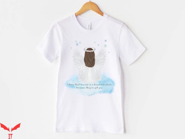 Rest In Peace T-Shirt In Memory Remembrance Angel Wings Tee