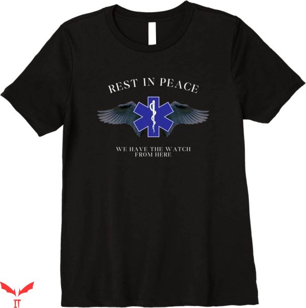Rest In Peace T-Shirt Star Of Life Memorial Trendy Tee Shirt