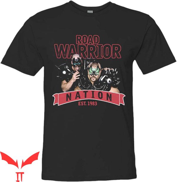 Road Warrior T-Shirt Nation Trendy Cool Style Tee Shirt