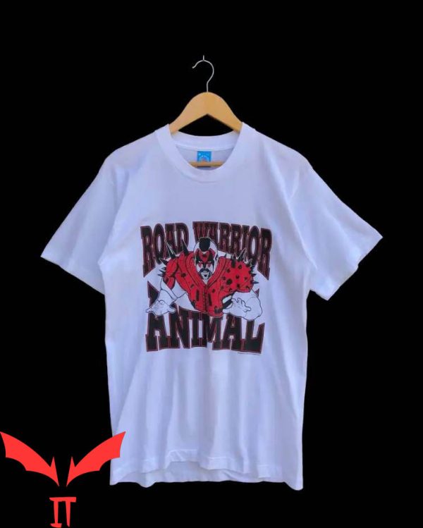 Road Warrior T-Shirt Vintage Animal Wrestling Trendy Meme