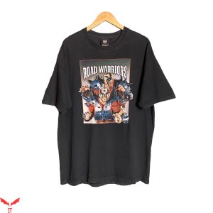Road Warrior T-Shirt Vintage WWE Trendy Meme Funny Style
