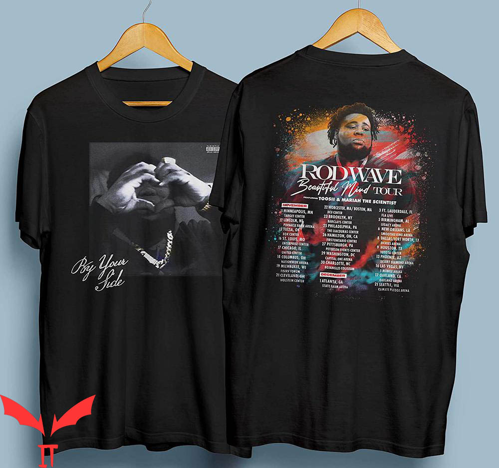 Rod Wave T-Shirt Beautiful Mind Shirt Album 2022