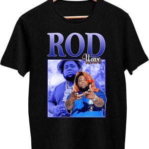 Rod Wave T-Shirt Inspired  Vintage 90 Wave T-Shirt