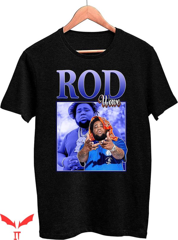 Rod Wave T-Shirt Inspired  Vintage 90 Wave T-Shirt