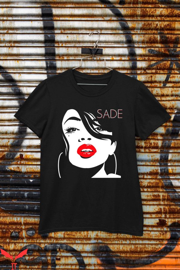 Sade Vintage T-Shirt Sade Singer Tour Face Symbol Tee