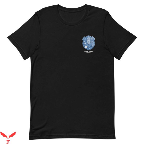Security T-Shirt Blue Team Security Trendy Meme Funny Style