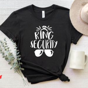 Security T-Shirt Ring Security Bridal Party Ring Bearer Tee