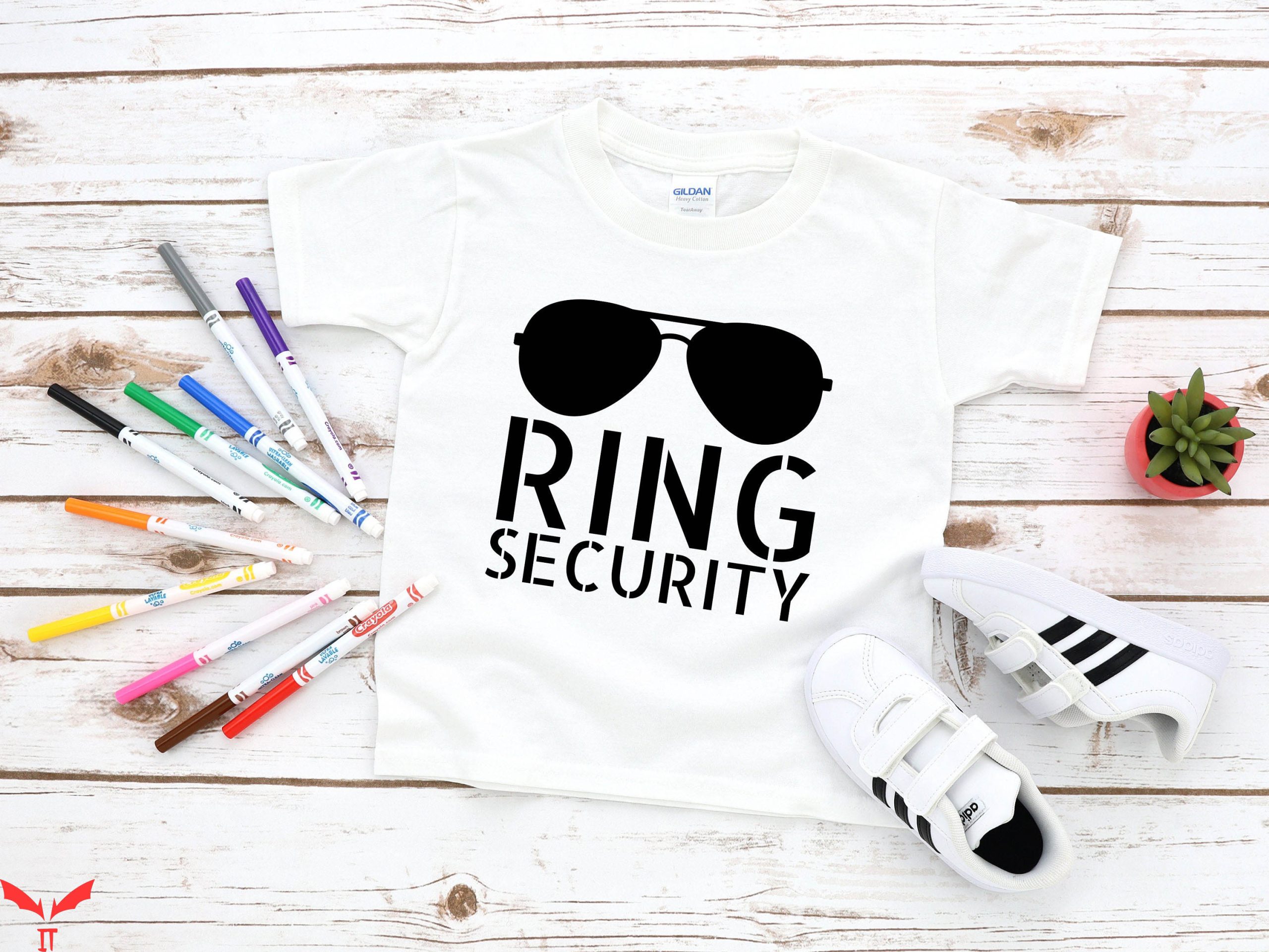 Security T-Shirt Ring Security Ring Bearer Flower Shirt