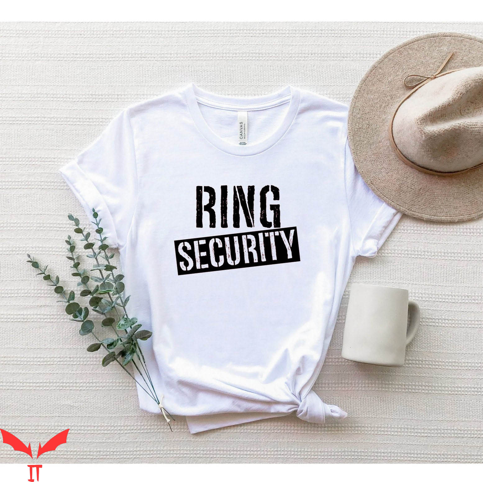 Security T-Shirt Ring Security Ring Bearer Funny Style Tee