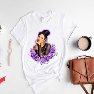 Selena Vintage T-Shirt Selena Peace Love T-Shirt