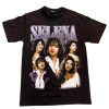 Selena Vintage T-Shirt Selena Photo Art Word T-Shirt