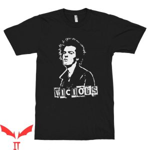 Sid Vicious T-Shirt Retro Vintage Rock Style Tee Shirt