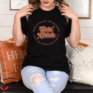 Side Chick T-Shirt Funny Thanksgiving Happy Holidays Turkey