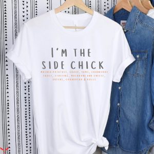 Side Chick T-Shirt Thanksgiving Cute Funny Fall Shirt