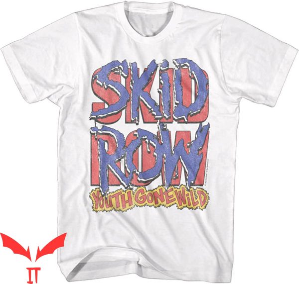 Skid Row T-Shirt Logo And Youth Gone Wild Vintage Style