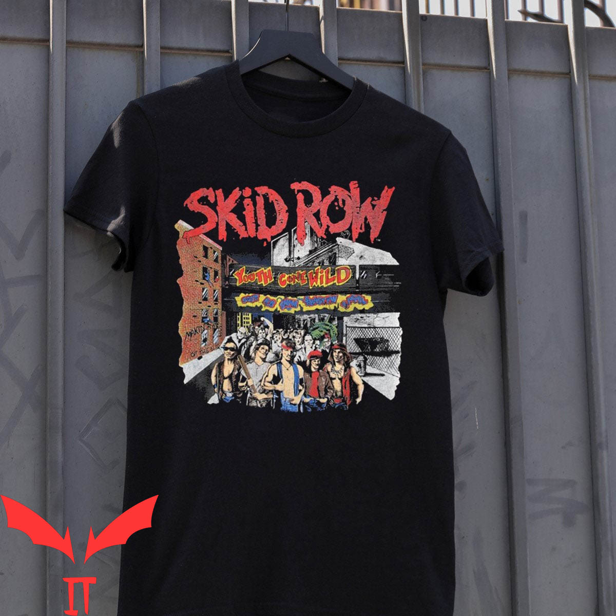 Skid Row T-Shirt Vintage 1989 Youth Gone Wild Metal Music