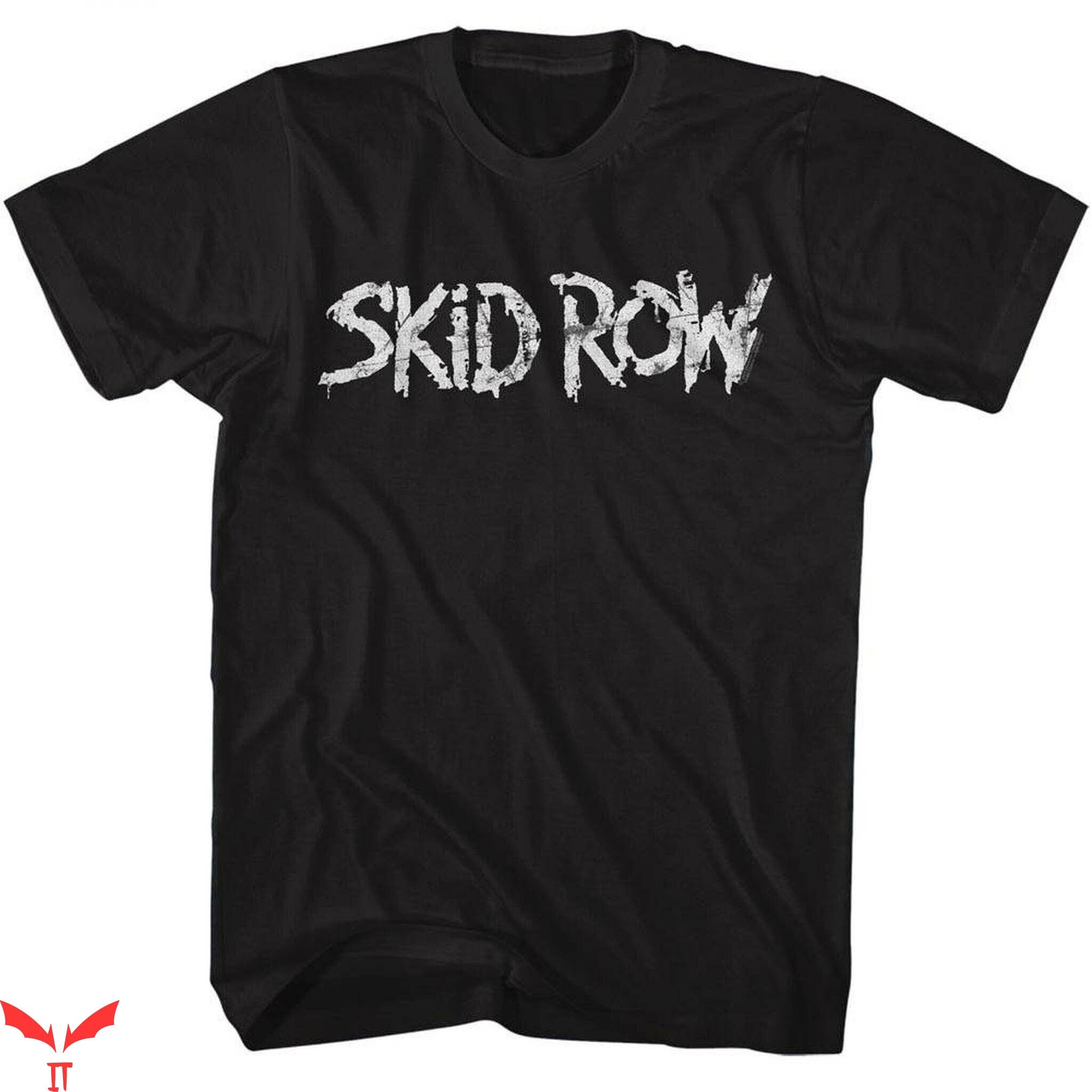 Skid Row T-Shirt Whitish Logo Heavy Metal Music Band