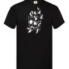 Skull And Roses T-Shirt Neo Trad Retro Vintage Tee Shirt