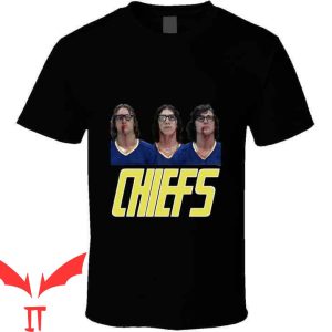 Slap Shot T-Shirt Hanson Brothers And Chiefs Team Logo