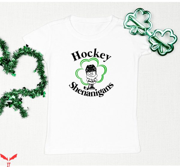 Slap Shot T-Shirt Hockey Shenanigans St Patrick’s Shirt