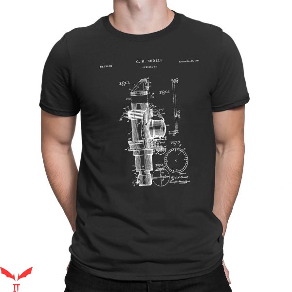 Submarine T-Shirt 1920 Periscope Patent Naval Art Sailor
