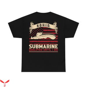 Submarine T-Shirt Squid USA Cool Style Trendy Tee Shirt