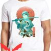 Subtle Anime T-Shirt Samurai Japanese Breath Of Water Art