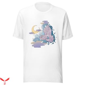 Subtle Anime T-Shirt Yurikame Creation The Moon And The Fish