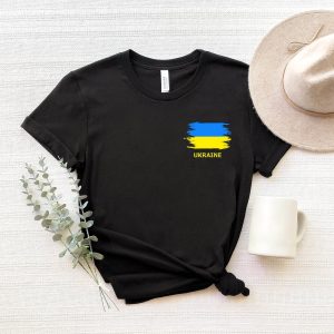 Support Ukraine T-Shirt Ukraine Flag Anti War Shirt