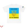 Support Ukraine T-Shirt Vintage Retro Style Encouragement
