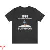 Survivor T-Shirt 1991 Halloween Blizzard Inspiring Funny