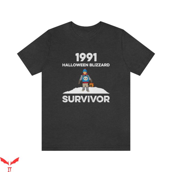 Survivor T-Shirt 1991 Halloween Blizzard Inspiring Funny
