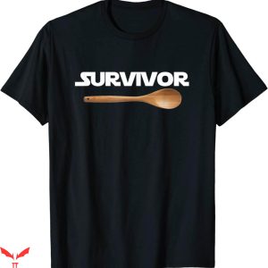 Survivor T-Shirt 80’s Wooden Spoon Survivor Fun Nostalgia